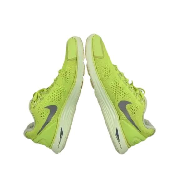 Nike Shoes Womens 11.5 Athletic Trainers Running Lunarglide 4 Volt Reflective - Picture 13 of 15